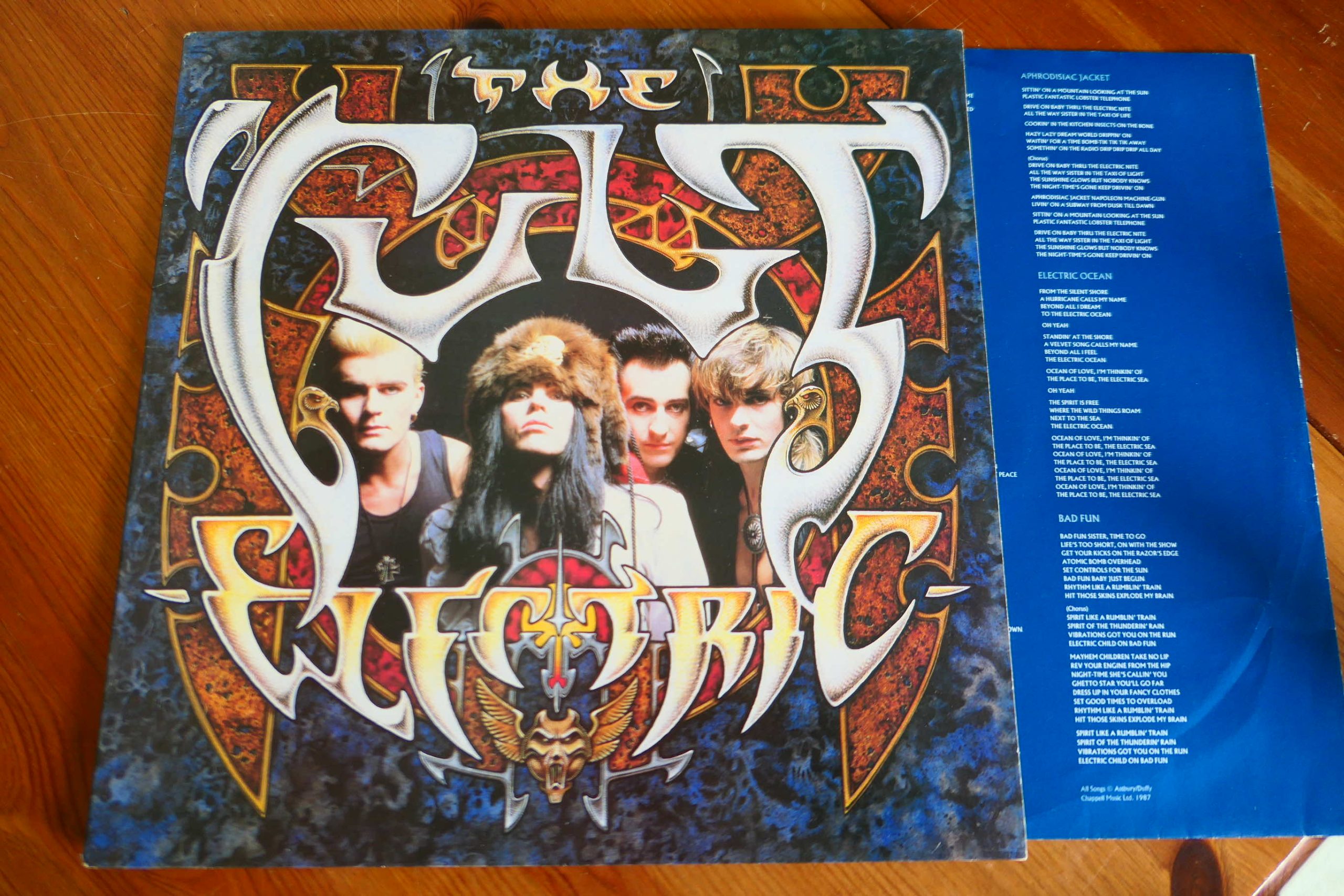 THE CULT ELECTRIC LP Nr MINT UK ROCK INDIE GOTH PUNK