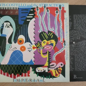 ELVIS COSTELLO AND THE ATTRACTIONS - IMPERIAL BEDROOM LP - Nr MINT A1/B1 UK 1982 NEW WAVE