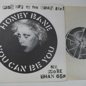 HONEY BANE - YOU CAN BE YOU 7" EP - Nr MINT UK ORIG PUNK CRASS ANARCHO