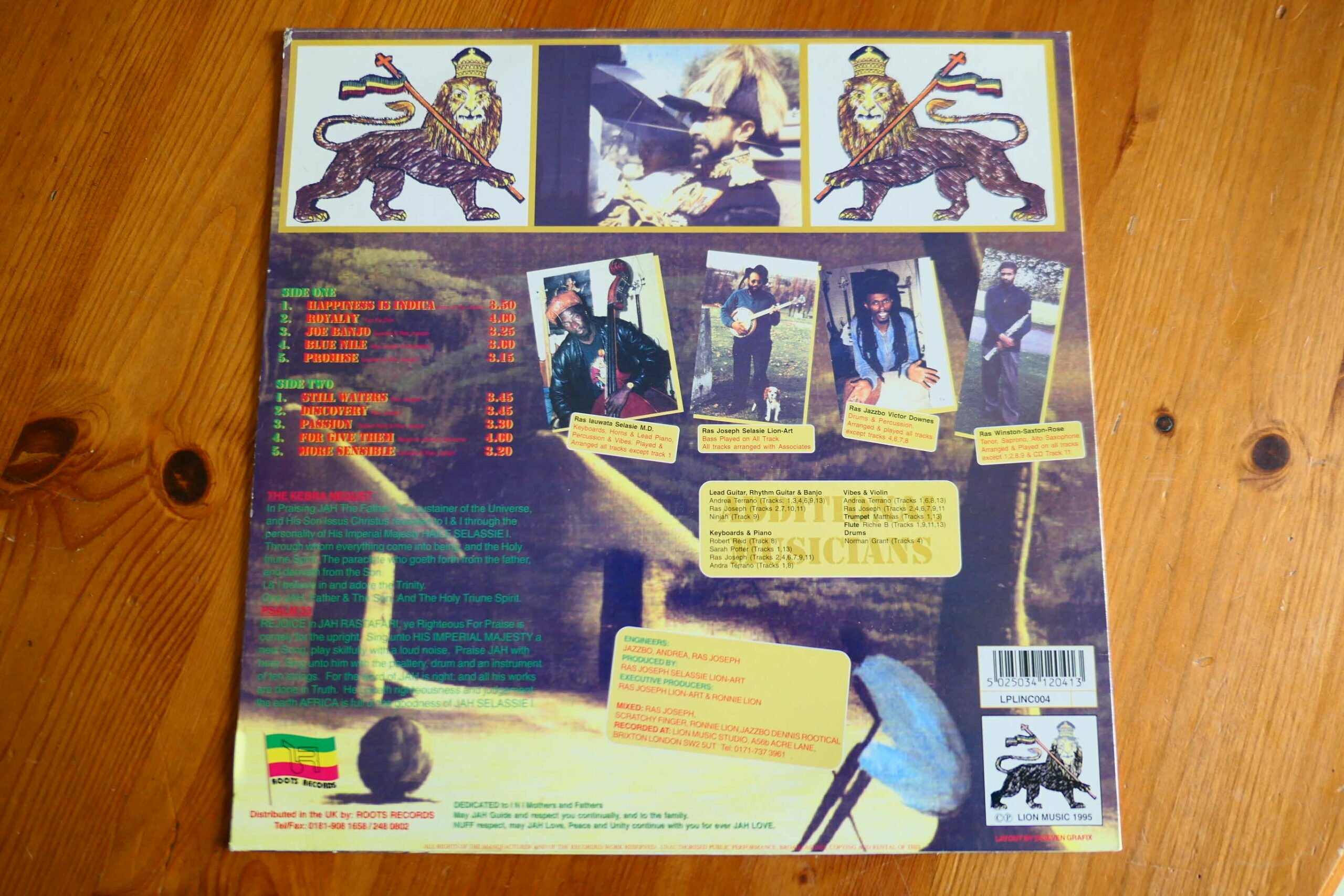 KEBRA SELASSIE - THROUGH DEEP MEDITATION LP - Nr MINT A1/B1 UK REGGAE