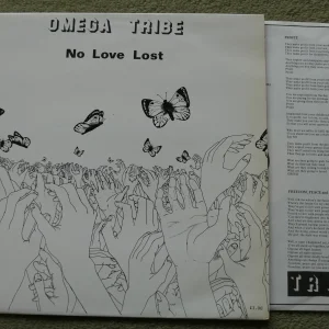 OMEGA TRIBE - NO LOVE LOST LP - Nr MINT A2/B1 ORIG  PUNK ANARCHO CRASS