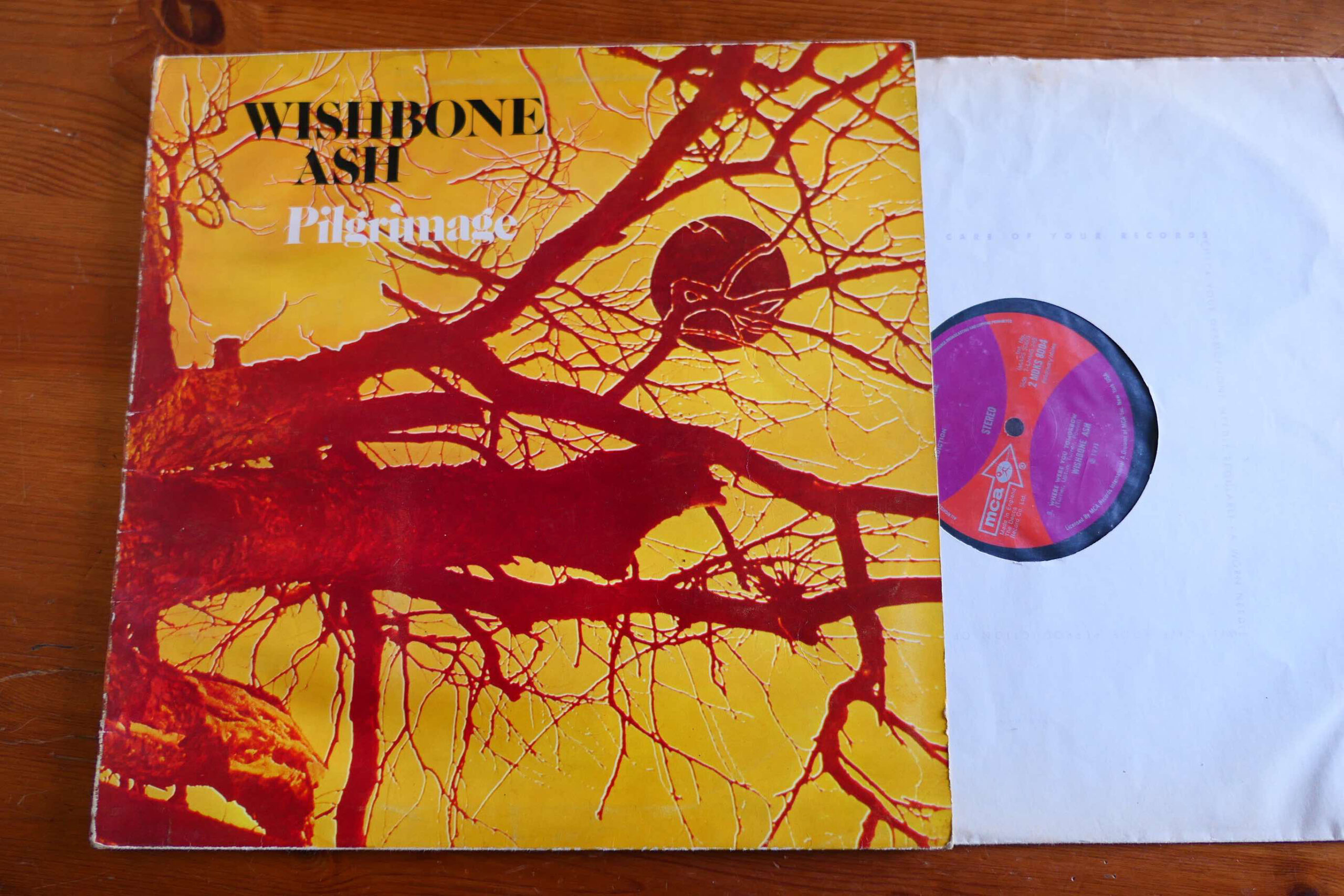 WISHBONE ASH - PILGRIMAGE LP - VG+ UK ORIG 1971 PROG