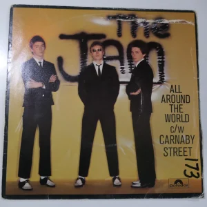 THE JAM - ALL AROUND THE WORLD 7" - Nr MINT/EXC+ A1/B1 UK 1977 PUNK MOD PAUL WELLER
