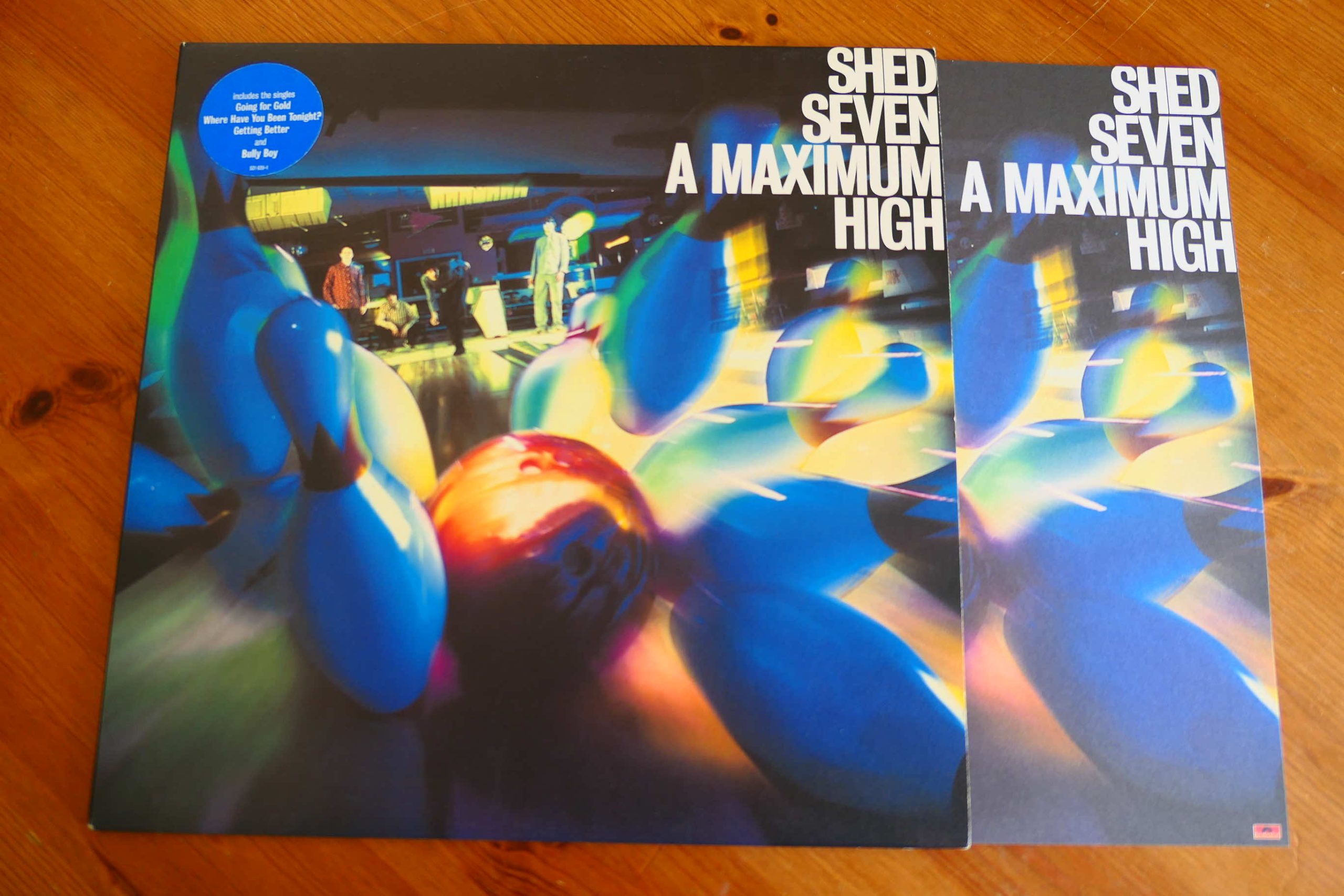 SHED SEVEN - A MAXIMUM HIGH LP - Nr MINT A1/B1 UK INDIE BRITPOP