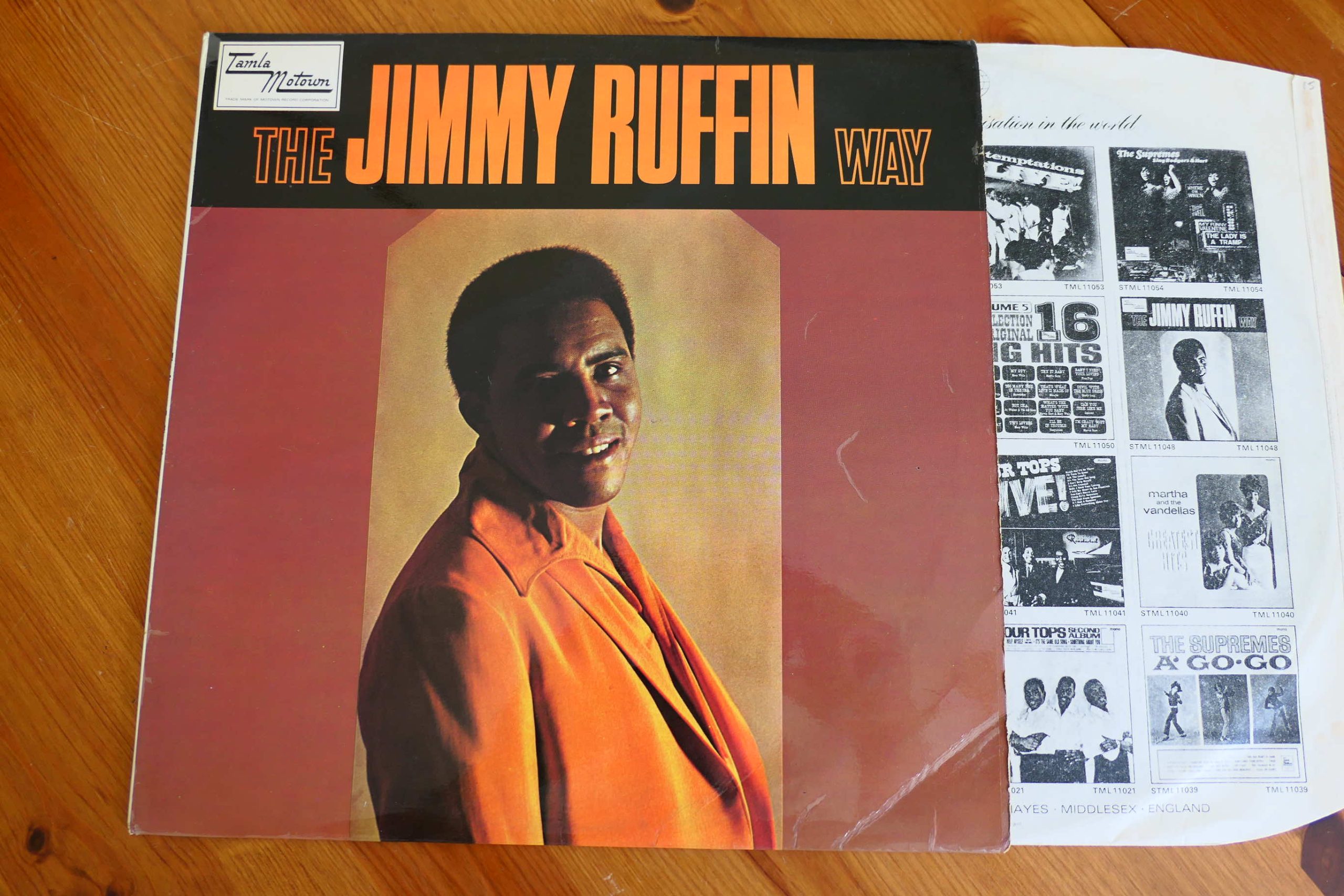 JIMMY RUFFIN - THE JIMMY RUFFIN WAY LP - Nr MINT A1/B1 UK 1967 MOTOWN FUNK  SOUL