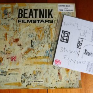 BEATNIK FILMSTARS - LAID BACK AND ENGLISH LP + 7" FLEXI - Nr MINT A1/B1 UK INDIE ROCK