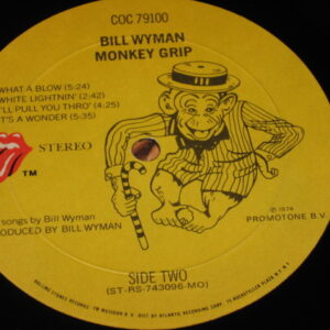 BILL WYMAN - MONKEY GRIP LP - Nr MINT  ROLLING STONES
