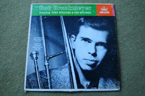 BOB BROOKMEYER featuring JOHN WILLIAMS & RED MITCHELL LP - EXC/VG+ 1957  JAZZ