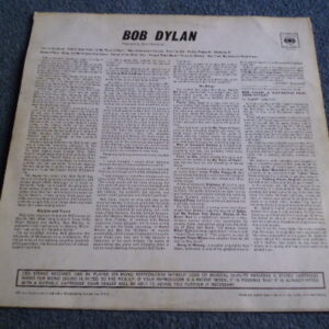 BOB DYLAN - DEBUT LP - EXC+ A1 UK ORIGINAL 1962