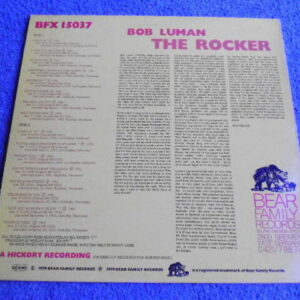 BOB LUMAN - THE ROCKER LP - Nr MINT  ROCKABILLY