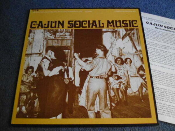 VARIOUS - CAJUN SOCIAL MUSIC LP - Nr MINT  FOLK BLUES FOLKWAYS