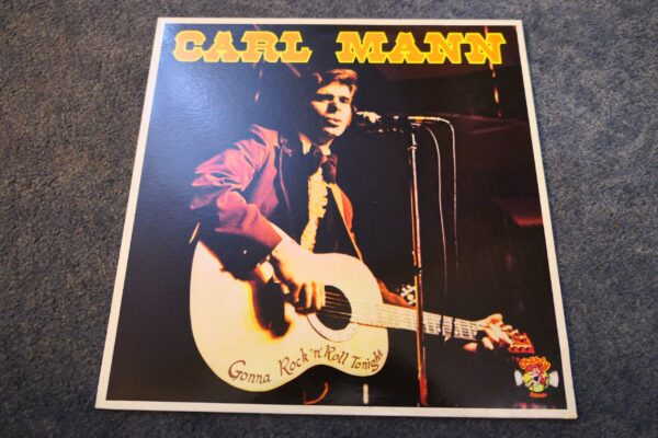 CARL MANN - GONNA ROCK 'N' ROLL TONIGHT LP - Nr MINT A1/B1 UK ROCKABILLY