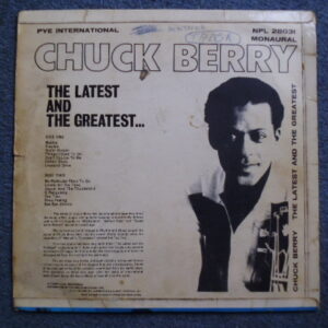 CHUCK BERRY - THE LATEST AND THE GREATEST LP - EXC/VG+ A1/B1 UK ROCK 'n' ROLL