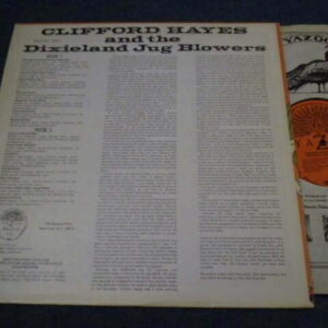 CLIFFORD HAYES AND THE DIXIELAND JUG BLOWERS LP - Nr MINT RARE COUNTRY BLUES JAZZ