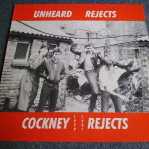 COCKNEY REJECTS - UNHEARD REJECTS LP - MINT UK  PUNK Oi!