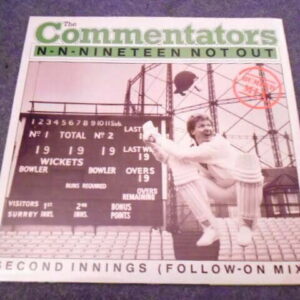 THE COMMENTATORS - N-N-NINETEEN NOT OUT 12" - Nr MINT A1/B1 UK RORY BREMNER COMEDY