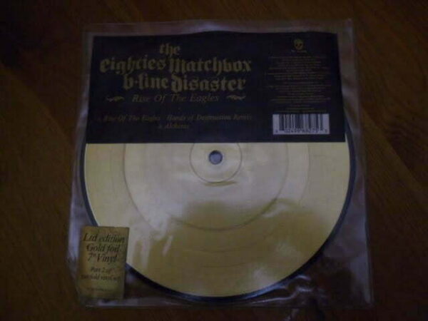 THE EIGHTIES MATCHBOX B-LINE DISASTER - RISE OF THE EAGLES Picture Disc 7" - MINT INDIE GARAGE ROCK