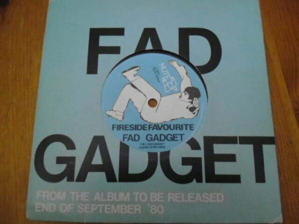 FAD GADGET - FIRESIDE FAVOURITE / INSECTICIDE 7" - Nr MINT UK INDIE ELECTRONICA