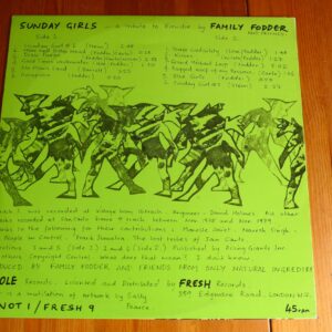 FAMILY FODDER and friends - SUNDAY GIRLS LP - Nr MINT A1/B1 UK  PUNK