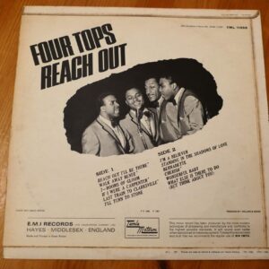 FOUR TOPS - REACH OUT LP - EXC+ A2/B2 UK MONO  SOUL MOTOWN