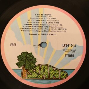 FREE - FREE LP - Nr MINT/EXC+ UK