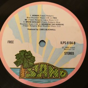 FREE - FREE LP - Nr MINT/EXC+ UK