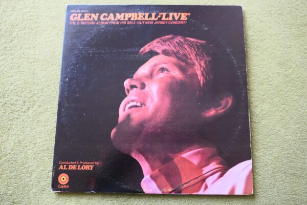 GLEN CAMPBELL - LIVE 2LP - Nr MINT US 1969  COUNTRY