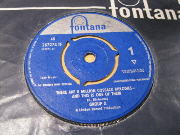 GROUP X - THERE ARE 8 MILLION COSSACK MELODIES - AND THIS IS ONE OF THEM 7" - EXC