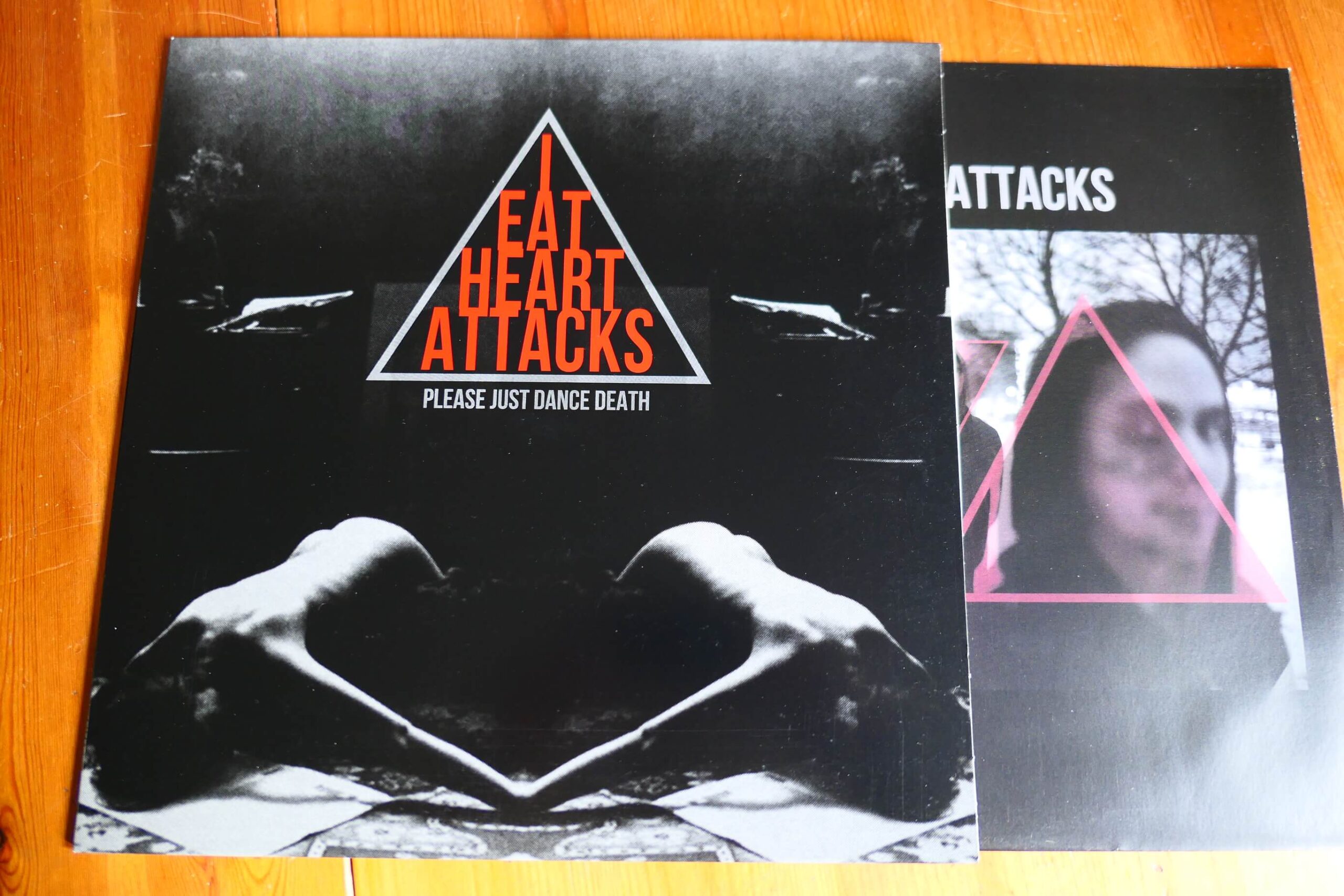 iEATHEARTATTACKS - PLEASE JUST DANCE DEATH LP - Nr MINT PUNK HARDCORE