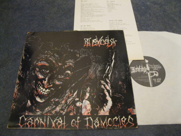 IN EXCELSIS - CARNIVAL OF DAMOCLES 12" EP - Nr MINT- A1/B1 PUNK GOTH