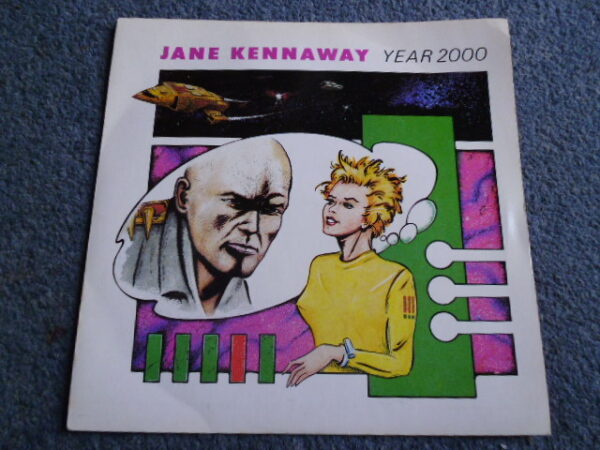JANE KENNAWAY - YEAR 2000 7" - Nr MINT PIC SLEEVE NEW WAVE