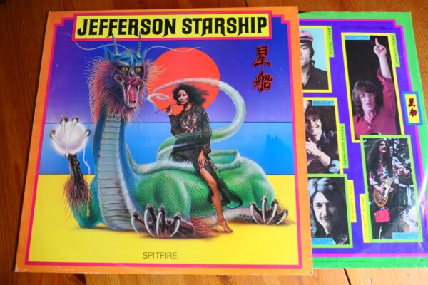 JEFFERSON STARSHIP - SPITFIRE LP - Nr MINT A2/B1 UK GRACE SLICK