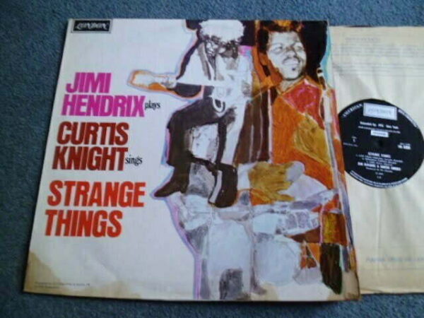 JIMI HENDRIX & CURTIS KNIGHT - STRANGE THINGS LP - Nr MINT/EXC+ UK