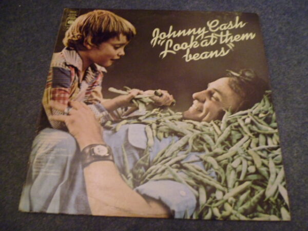 JOHNNY CASH - LOOK AT THEM BEANS LP - Nr MINT A1 UK COUNTRY