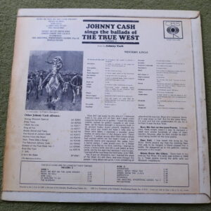 JOHNNY CASH - SINGS THE BALLADS OF THE TRUE WEST vol 2 LP - Nr MINT A1/B1 UK COUNTRY