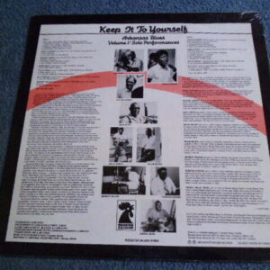 VARIOUS - KEEP IT TO YOURSELF ARKANSAS BLUES VOL 1 LP - MINT  RARE COUNTRY BLUES