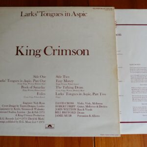 KING CRIMSON - LARKS TONGUES IN ASPIC 200g LP + DOWNLOAD - SEALED MINT NEW