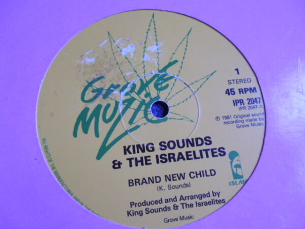 KING SOUNDS & THE ISRAELITES - BRAND NEW CHILD 12" - EXC UK  REGGAE DUB
