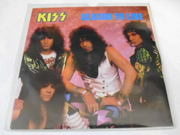 KISS - REASON TO LIVE 7" - Nr MINT UK 1987