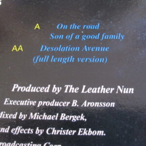 THE LEATHER NUN - DESOLATION AVE EP 12" - Nr MINT A1 UK INDIE 