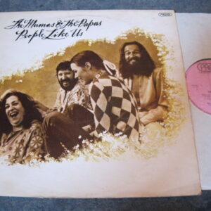THE MAMA'S & THE PAPAS - PEOPLE LIKE US LP - EXC/VG A1 UK