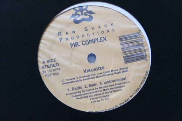 MR COMPLEX - VISUALIZE 12" - Nr MINT/EXC+ 1997  RAP HIP HOP PHAROAHE MONCH