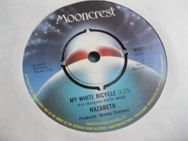 NAZARETH - MY WHITE BICYCLE 7" - Nr MINT UK