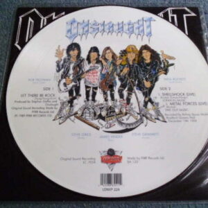 ONSLAUGHT - LET THERE BE ROCK Picture Disc 12" - Nr MINT UK THRASH METAL