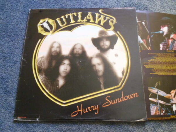 THE OUTLAWS - HURRY SUNDOWN LP - Nr MINT A1/B1 UK  ALLMAN BROTHERS