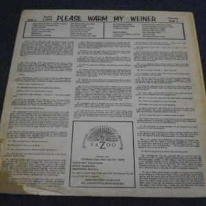 VARIOUS - PLEASE WARM MY WEINER LP - Nr MINT OLD TIME HOKUM BLUES