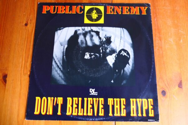 PUBLIC ENEMY - DON'T BELIEVE THE HYPE 12" - Nr MINT/EXC+ A1/B1 UK RAP HIP HOP