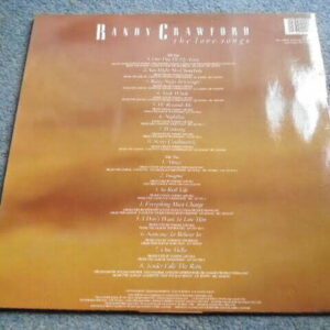 RANDY CRAWFORD - THE LOVE SONGS LP - Nr MINT UK  SOUL JAZZ