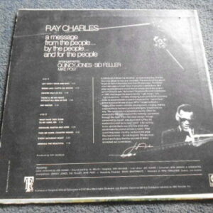RAY CHARLES - A MESSAGE FROM THE PEOPLE LP - EXC+ US