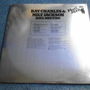 RAY CHARLES & MILT JACKSON - SOUL MEETING LP - Nr MINT JAZZ MODERN JAZZ QUARTET